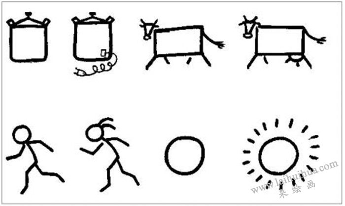 学好简笔画的方法 二  （图1-5）