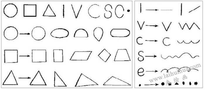 学好简笔画的方法  四（图1-7，1-8）