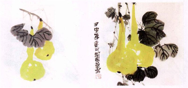 葫芦水墨画画法