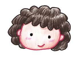 阿姨色铅笔简笔画