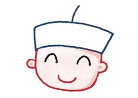 少数民族色铅笔简笔画