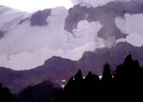 黄山油画