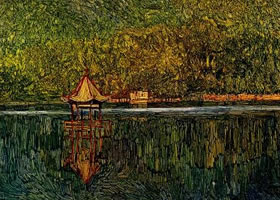 庐山油画