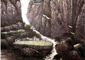 《太行早春》山水画