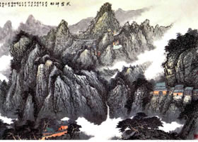 《武当神韵》山水画