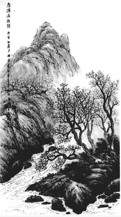 春季杂树画法