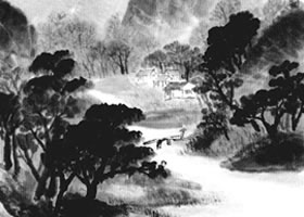 雨中树的画法