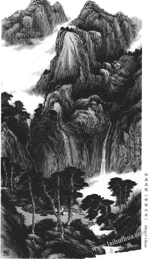 中国传统山水画与现代山水画