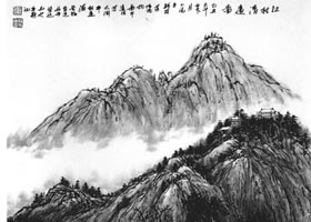 水墨画稿步骤