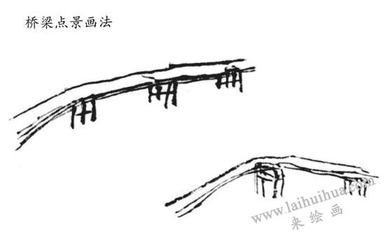 木桥的画法