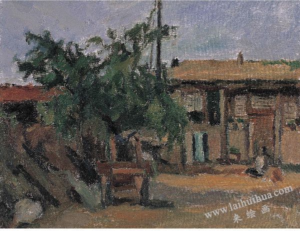 初秋 布面油画