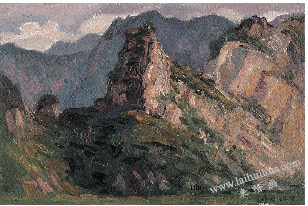 山野之歌　布面油画