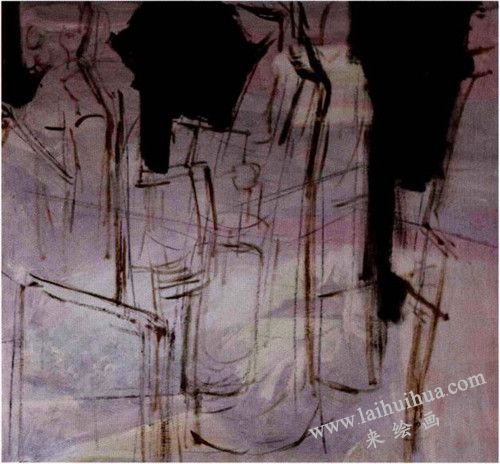 油画人物肖像画作画步骤一