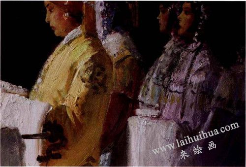 油画人物肖像画作画步骤