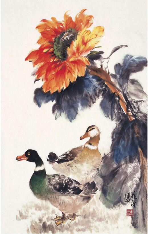 鸭子的步骤画法