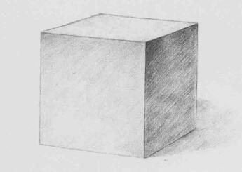 立方体素描画法步骤03   范例一