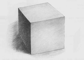 立方体素描