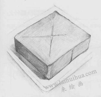 面包素描画法步骤02