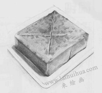 面包素描画法步骤03
