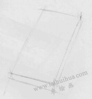 钱包素描画法步骤01