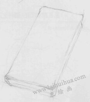 钱包素描画法步骤02