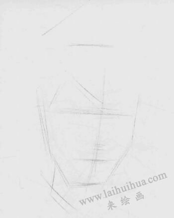 年轻人素描画法步骤01