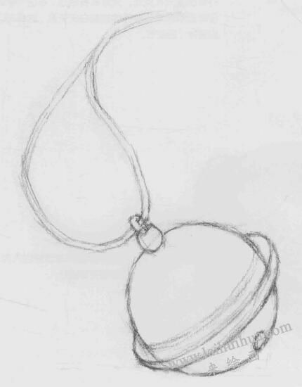 铃铛素描画法步骤04