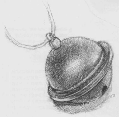 铃铛素描画法步骤07