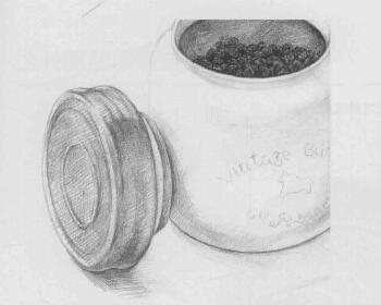 茶叶罐素描画法步骤10