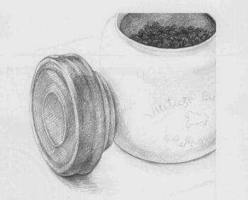 茶叶罐素描画法步骤11