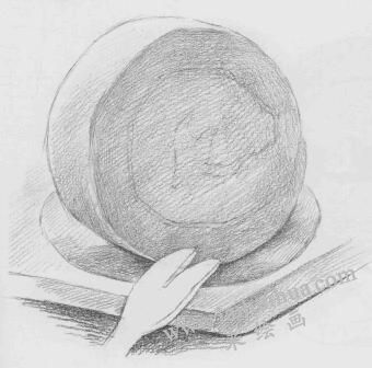 蛋糕素描画法步骤04