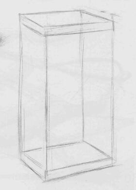 时间沙漏素描画法步骤01