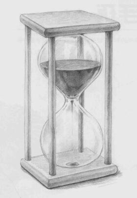 时间沙漏素描画法步骤09