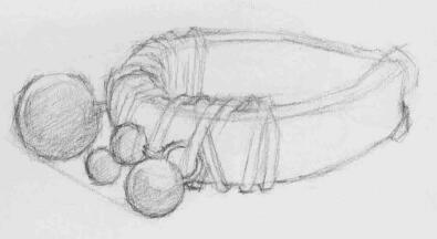 手环素描画法步骤05