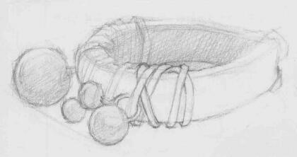 手环素描画法步骤06