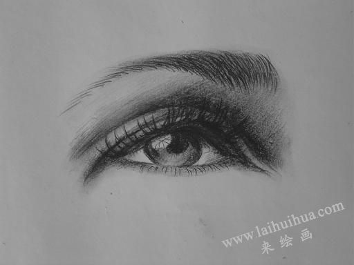 素描中眼睛的画法
