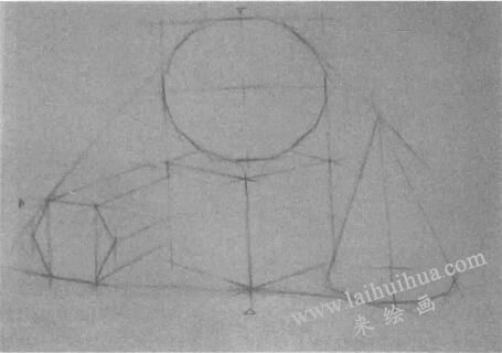 多个几何体绘制步骤：起形