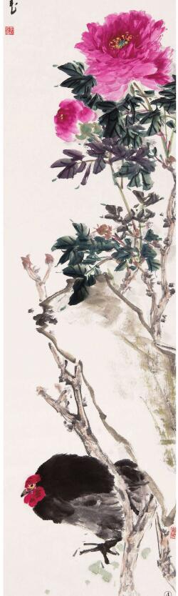 花卉画整幅牡丹作品画法步骤四