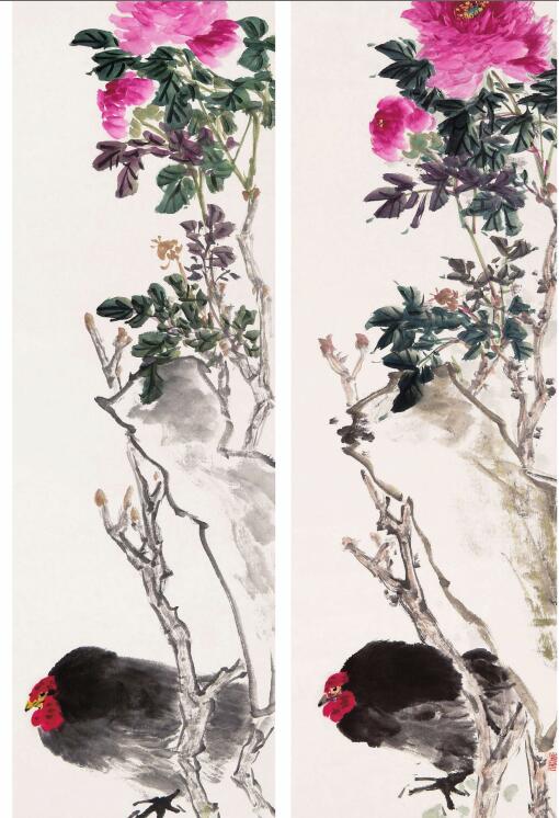 整幅牡丹作品画法