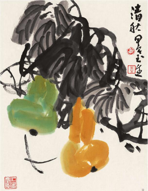 完整葫芦画《清秋》画法