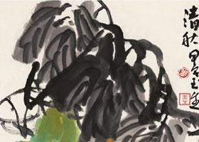 完整葫芦画《清秋》画法
