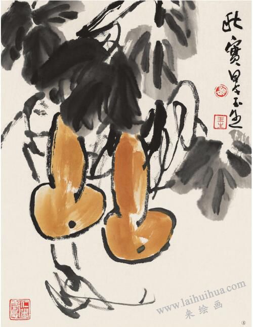 葫芦画《秋实》的画法步骤04