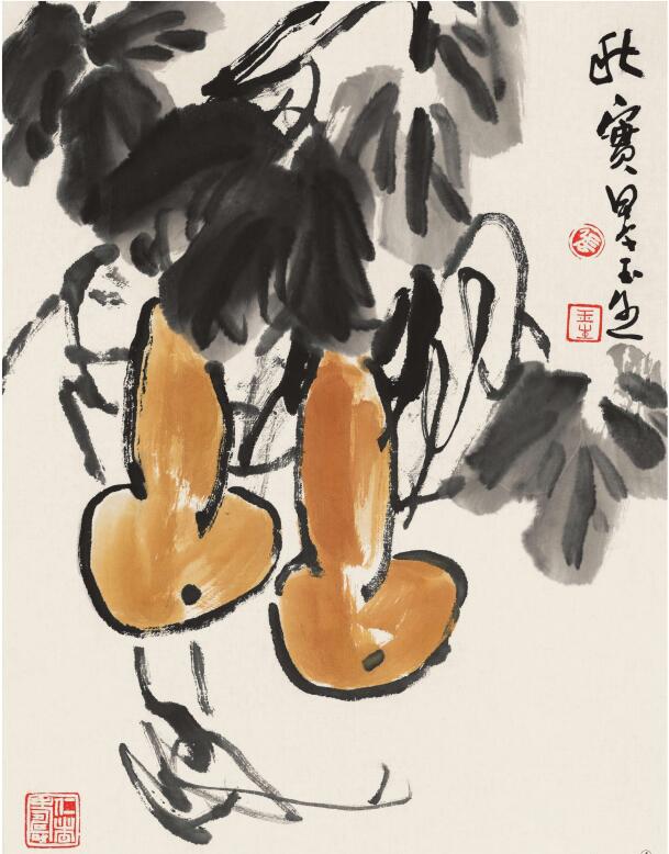 葫芦画《秋实》的画法