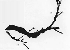 山水国画松树枝的画法