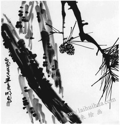 松树画法步骤04