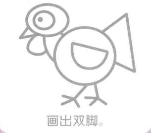 火鸡的简笔画画法