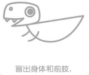 霸王龙的身体和前肢