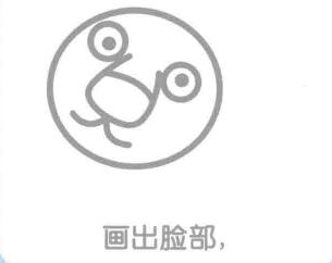 老虎的脸，简笔画