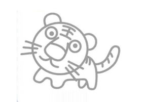 老虎简笔画
