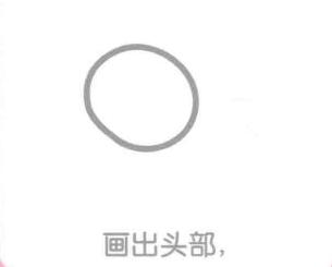 海鸥的头部，简笔画